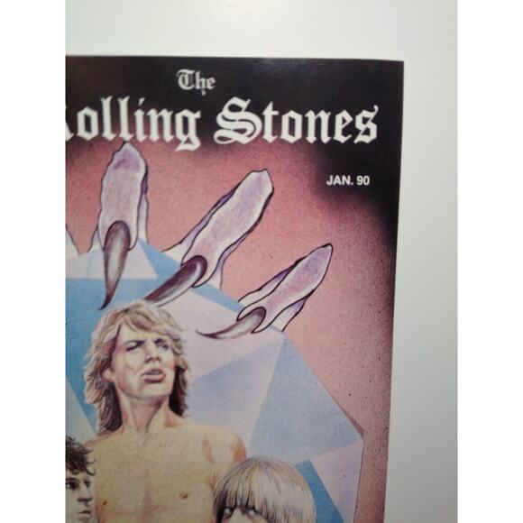 The Rolling Stones Rock Fantasy Comic Jan 1990 Classic Rock Artwork Vintage NOS - Picture 3 of 10